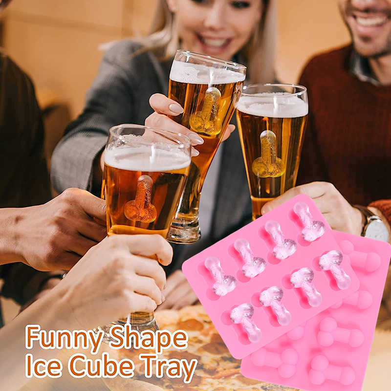 New Sexy Penis Ice Cube Maker Tray Cake Chocolate Mold Bachelorette Party Supplies For Wedding Hen Night Adult Birthday Party Decor