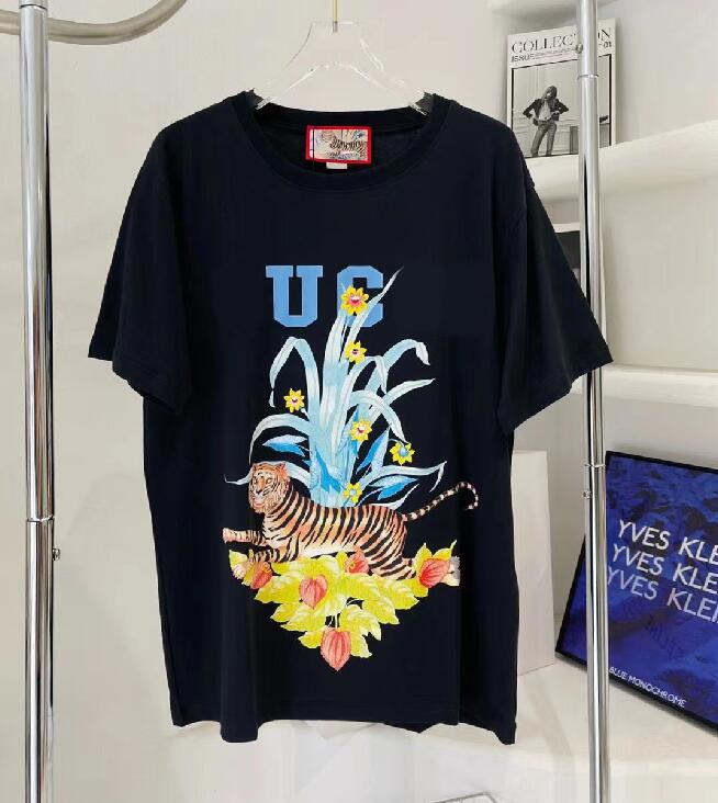 Lyxvarumärke Ovo Owl Tryckt T-shirt Män och kvinnors korta ärmar Enkel lös Summer Europe och America Street Hip Hop Trend Brand Size