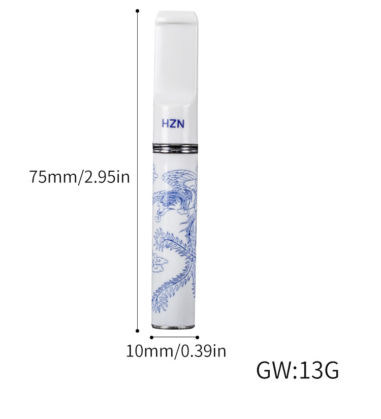 Rury palenia 6,5 ​​mm średnie i gruboziarniste podwójny filtr czyszczenia dla męskich końcówek filtra