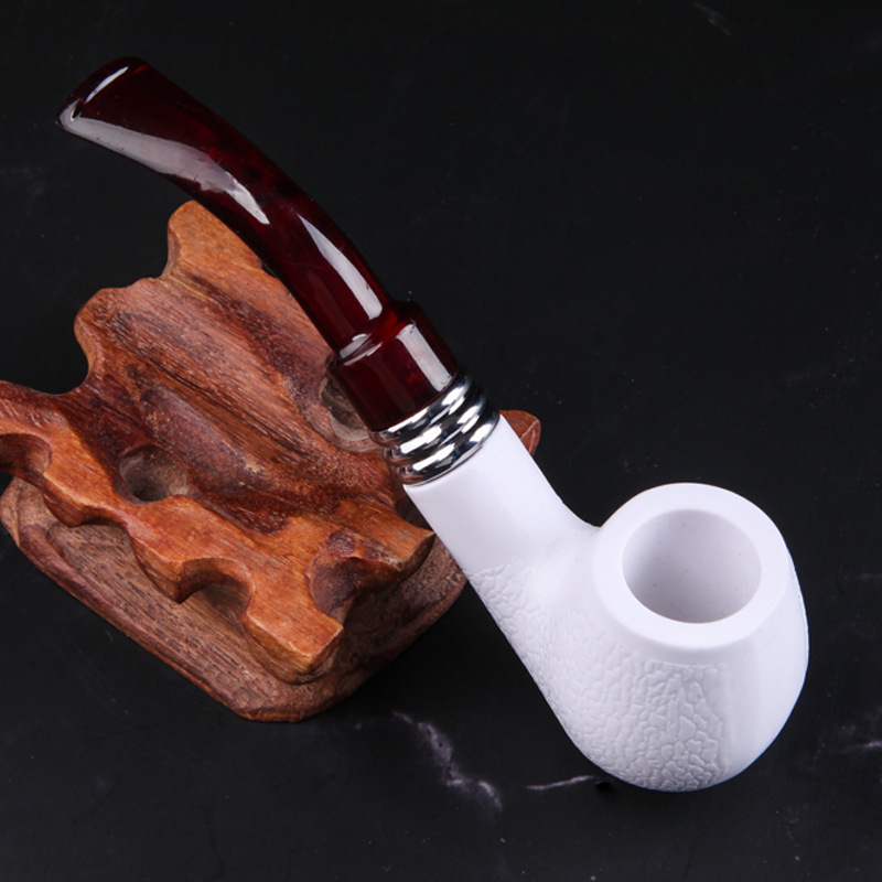 Smoking Pipes Filtered Pipe Handmade Old-style Domestic Sepiolite Imitation Pipe