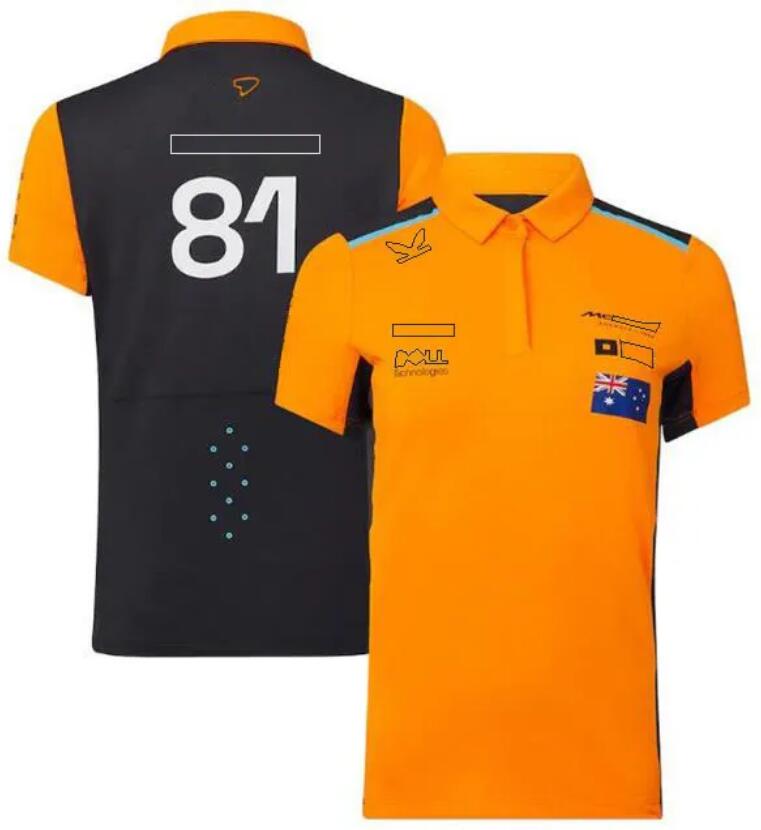 2024 New F1 Racing Polo Shirt Summer Summer Sleeved T-Shirt نفس النمط المخصص