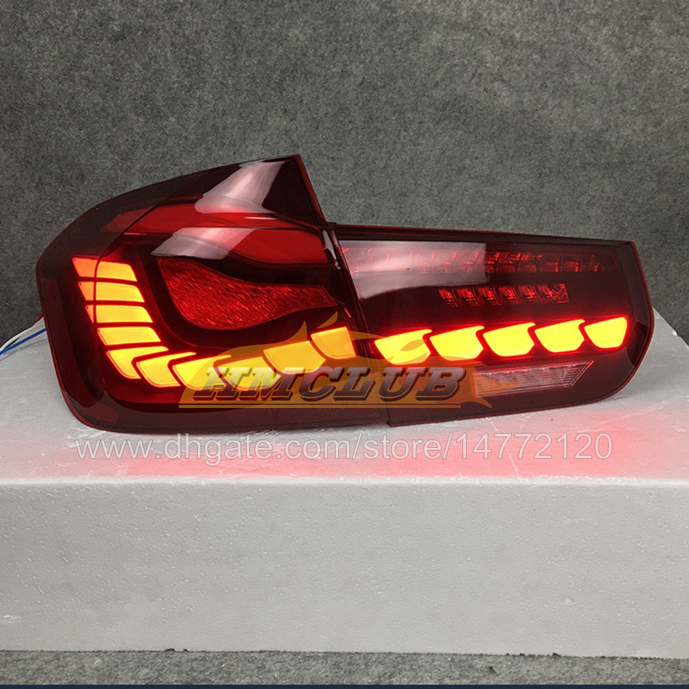 Stylizacja samochodowa dla F30 Tail Lights 2013-2019 F35 LAMPA LAMPA LED M4 Projektowanie LED ogonowe światło 320i 325i 2013 2014 2015 2016 2017 2017 2018 2019 lata LED DRL Sygnał Auto Akcesoria auto