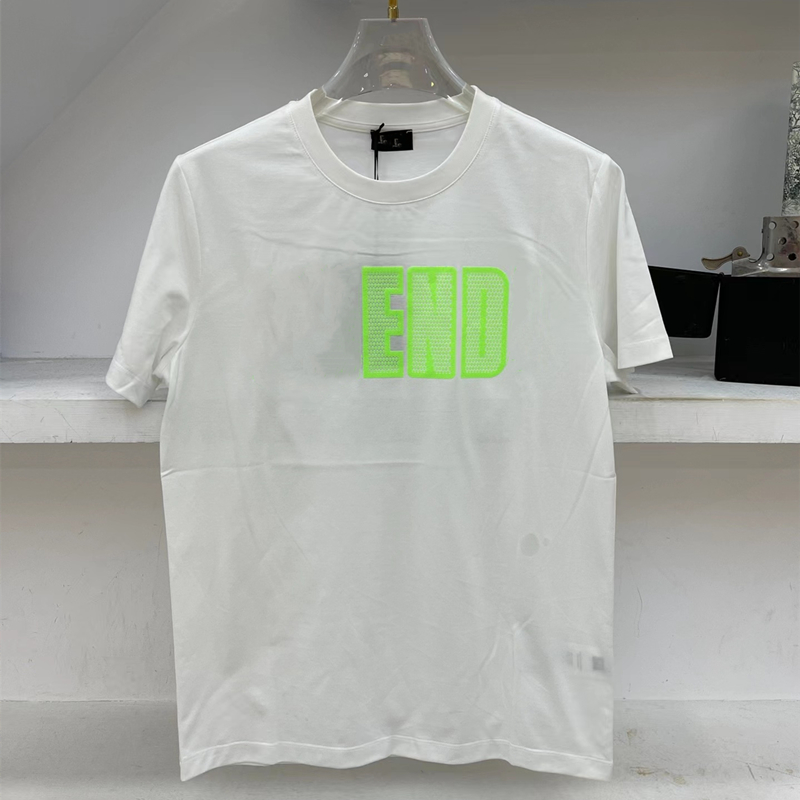 23SS Herren-T-Shirt, Designer-T-Shirt, Herren-T-Shirts, reine Baumwolle, atmungsaktiv, vielseitig, vielseitig, trendig, neue Unisex-Kleidung