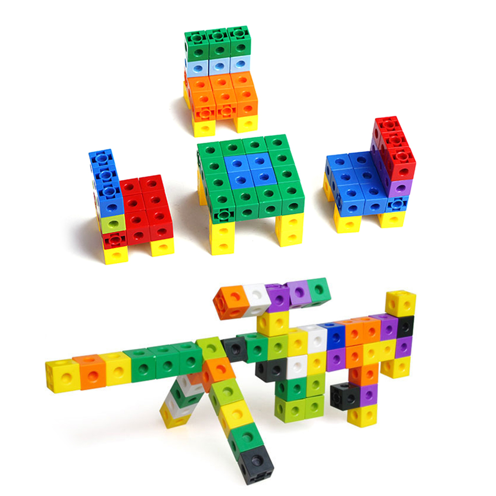 수학 연결 큐브 번호 블록 연결 연동 다중 링크 계산 블록 어린이 학습 교육 어린이 장난감 선물