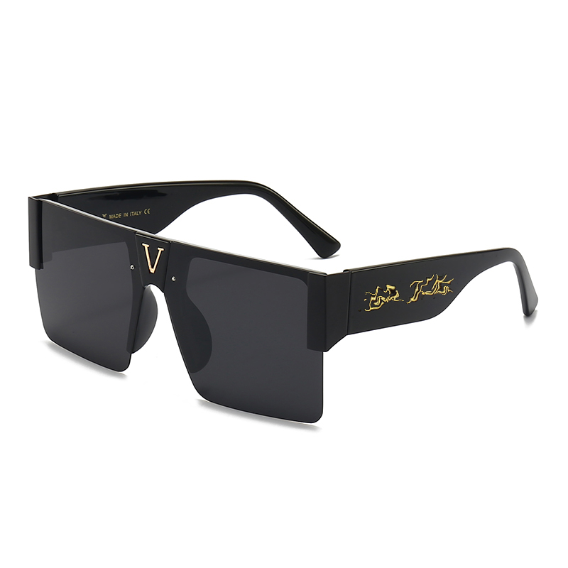 Designer-Sonnenbrillen für Herren, Halbrahmen-Sonnenbrillen, Urlaubssonnenbrillen, Damenmode, hübsche Outdoor-Sonnenbrillen