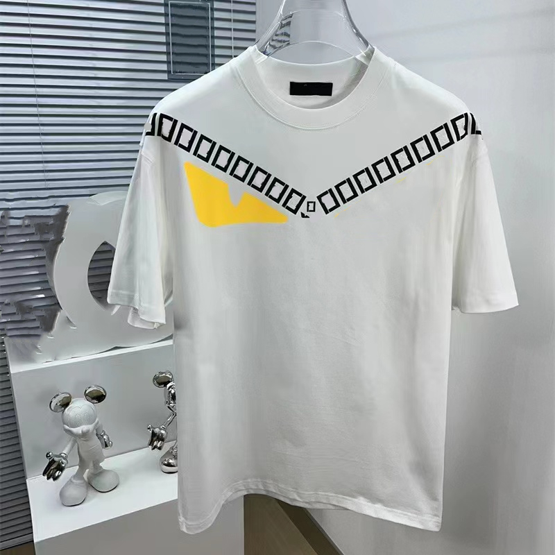 23new mens t shirt designer t shirt mens tees pure cotton breathable versatile versatile trend new unisex clothing