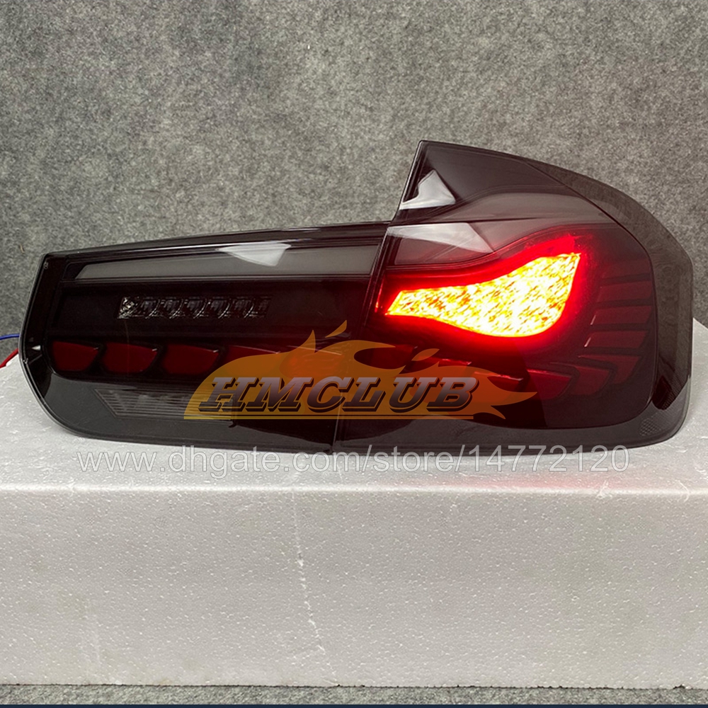 Stylizacja samochodowa dla F30 Tail Lights 2013-2019 F35 LAMPA LAMPA LED M4 Projektowanie LED ogonowe światło 320i 325i 2013 2014 2015 2016 2017 2017 2018 2019 lata LED DRL Sygnał Auto Akcesoria auto