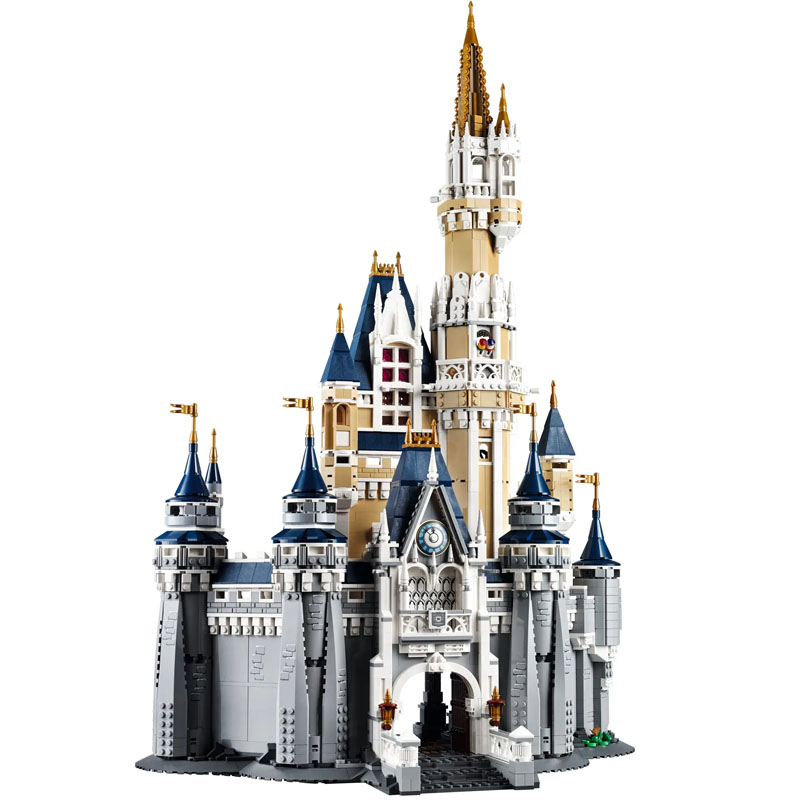 В складе 6005 Строительные блоки 71040 Girl The Moc Castle Model собирать строительные блоки игрушки Рождественские подарки 16008