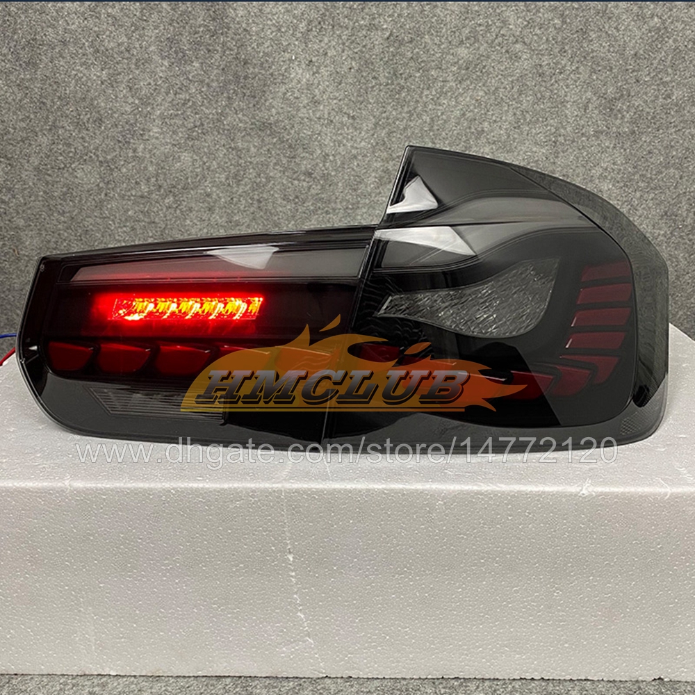 Stylizacja samochodowa dla F30 Tail Lights 2013-2019 F35 LAMPA LAMPA LED M4 Projektowanie LED ogonowe światło 320i 325i 2013 2014 2015 2016 2017 2017 2018 2019 lata LED DRL Sygnał Auto Akcesoria auto