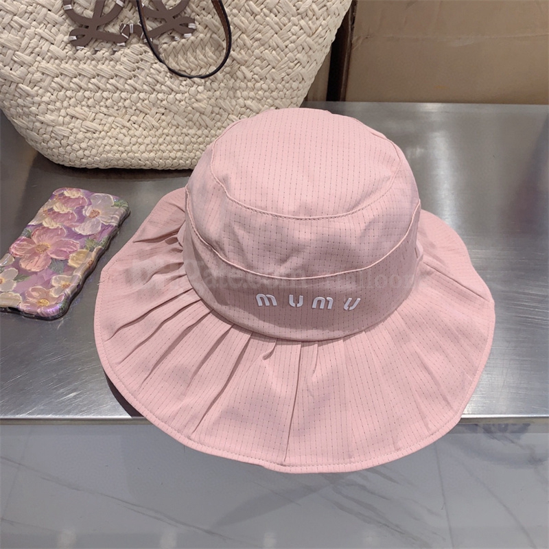 Hot summer fashion designer il tempo libero Bucket Hat Beach Summer Casquette senso avanzato pieno di semplici ombreggiature da uomo e da donna Fisherman