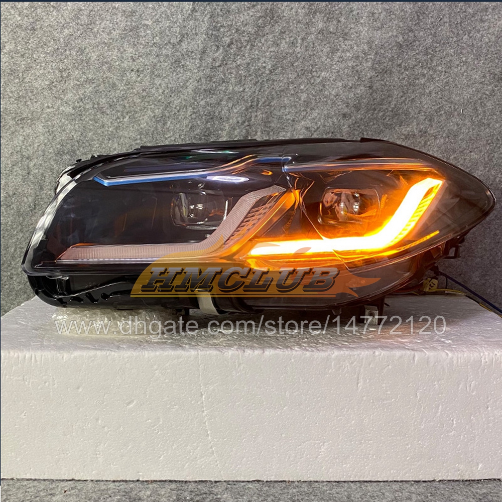 Bilstrålkastare för BMW 5-serien F10 2011-2017 F18 LED-strålkastare 520i 525i 530i 535i F11 2011 2012 2013 2014 2015 2016 2017 Projektor Lens DRL Accessories Head Lamp