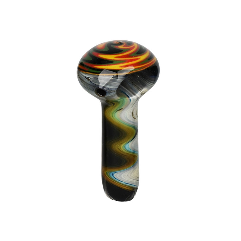 Красочный головокружительный парик wag Толстые стеклянные трубы портативные сухой травяной табачный фильтр -фильтр Spoon Mow