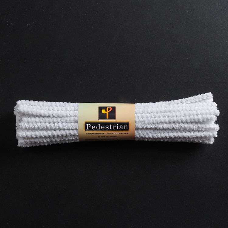 Smoking Pipes 50 pipe fittings with 15cm cotton strips, tool for cleaning and cleaning pipe and cigarette holder, flexible fittings for pipe fittings