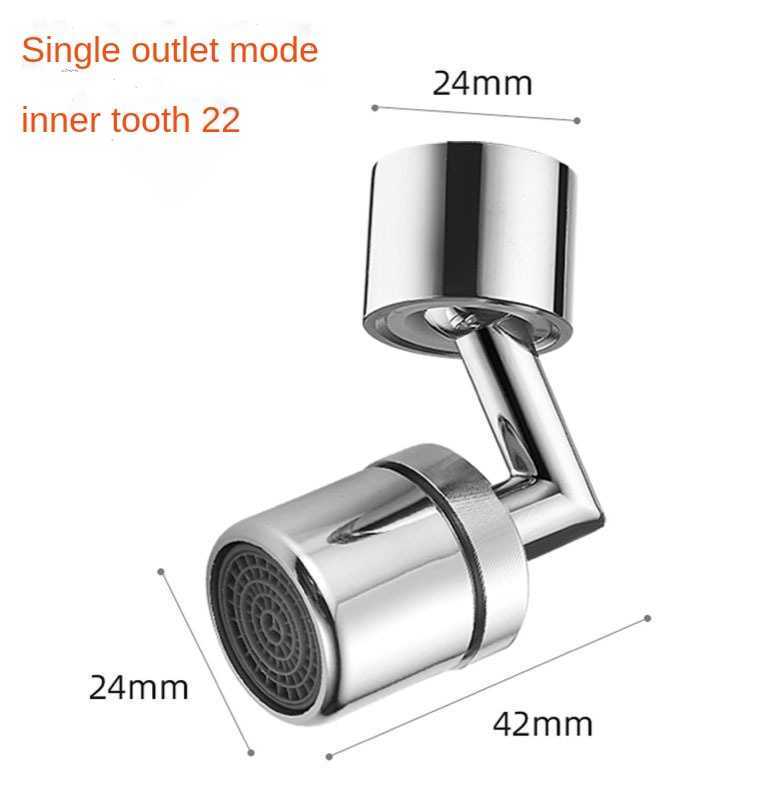 Nieuwe Universele 720 Graden Kraan Hoofd Tap Beluchter 720D Rotatie Spatwaterdicht Swivel Waterbesparende Kraan Voor Badkamer