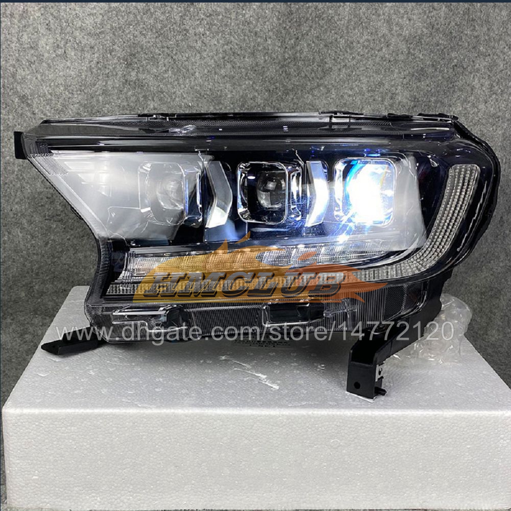 Volledige LED-koplamp voor Ford Raptor Ranger 2016-2020 16 17 18 19 20 2016 2017 2018 2019 2020 Hoofdlamp met LED DRL en bewegende richtingaanwijzer LED LowHigh Beams Auto-accessoires