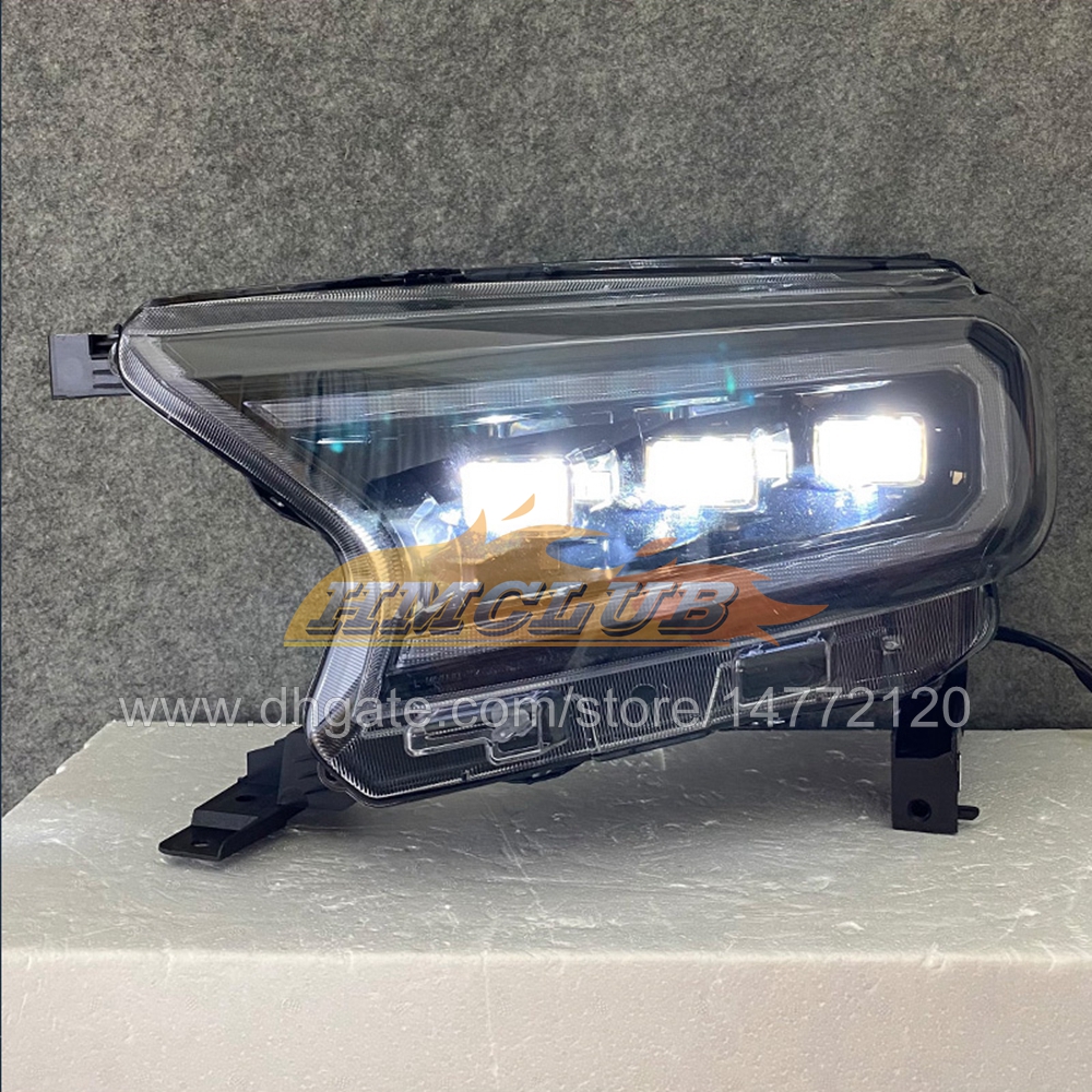 Faro anteriore Ford Raptor Ranger Everest 15-20 15 16 17 18 19 20 2015 2016 2017 2018 2019 2020 T6 T7 Lampada frontale Full LED Luci anteriori dinamiche con indicatori di direzione