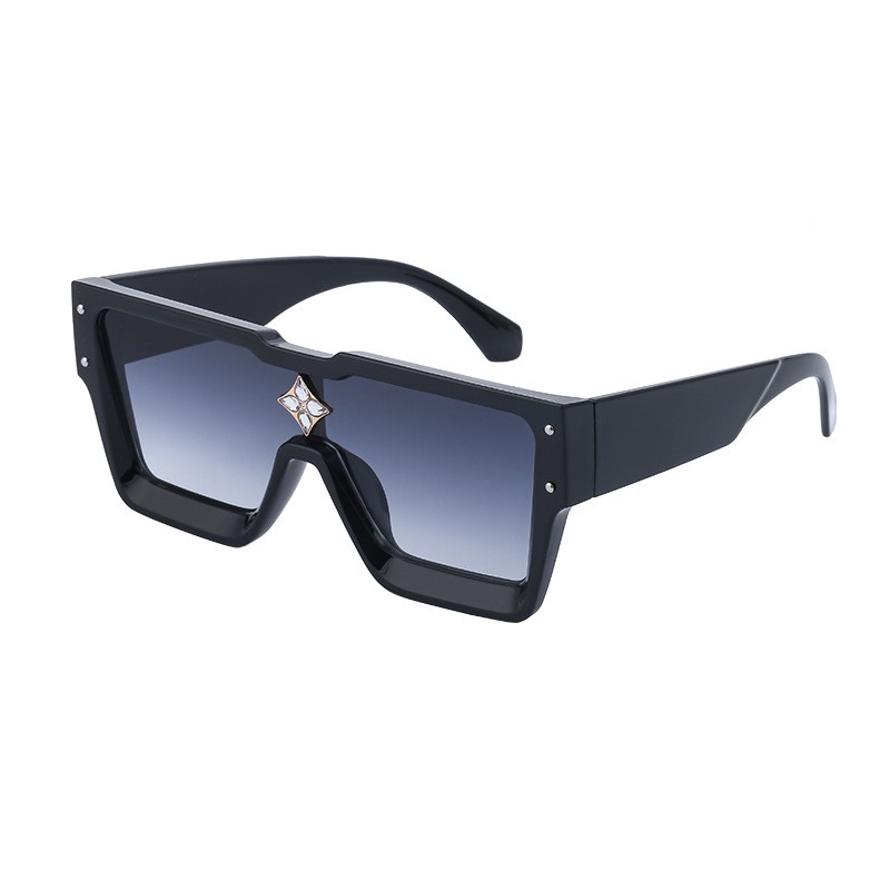 2023 3D apparence haut de gamme vente chaude nouveau modèle haut de gamme cadre carré matériel PC polarisé ultraviolet femmes lunettes de soleil de luxe blanc noir vert rouge lunettes de soleil