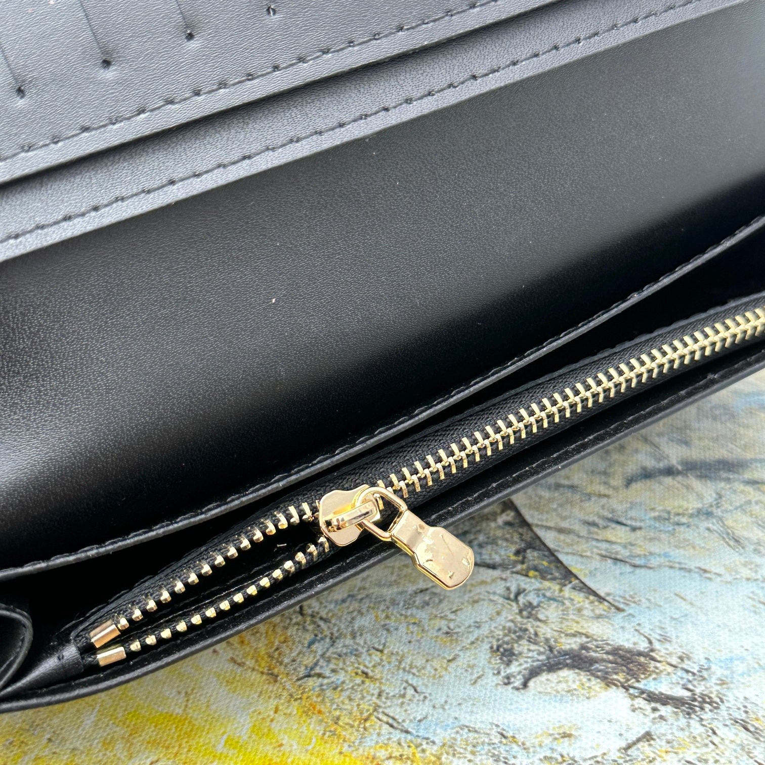 Słynny projektant skórzany portfel 3D metalowe karty listów luksusowy męski portfel z kieszenią na zamek kieszonkowy klips niebieski Krótki portfel torebki z torbą