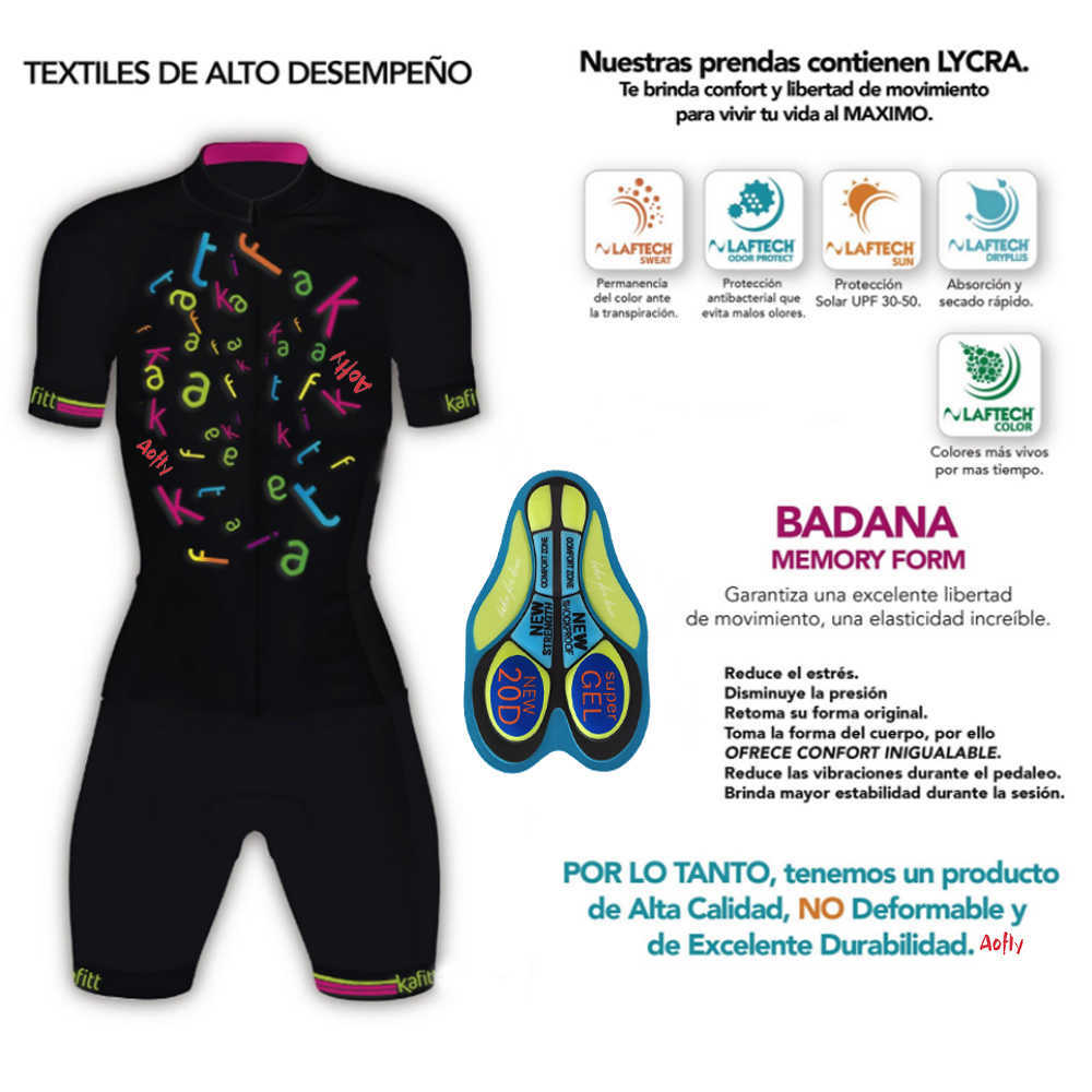 Vêtements de cyclisme Ensembles Kafitt Vêtements pour femmes Combinaison courte Style animal Cyclisme Triathlon Livraison gratuite Vélo Petit singe Vêtements de vélo d'étéHKD230625