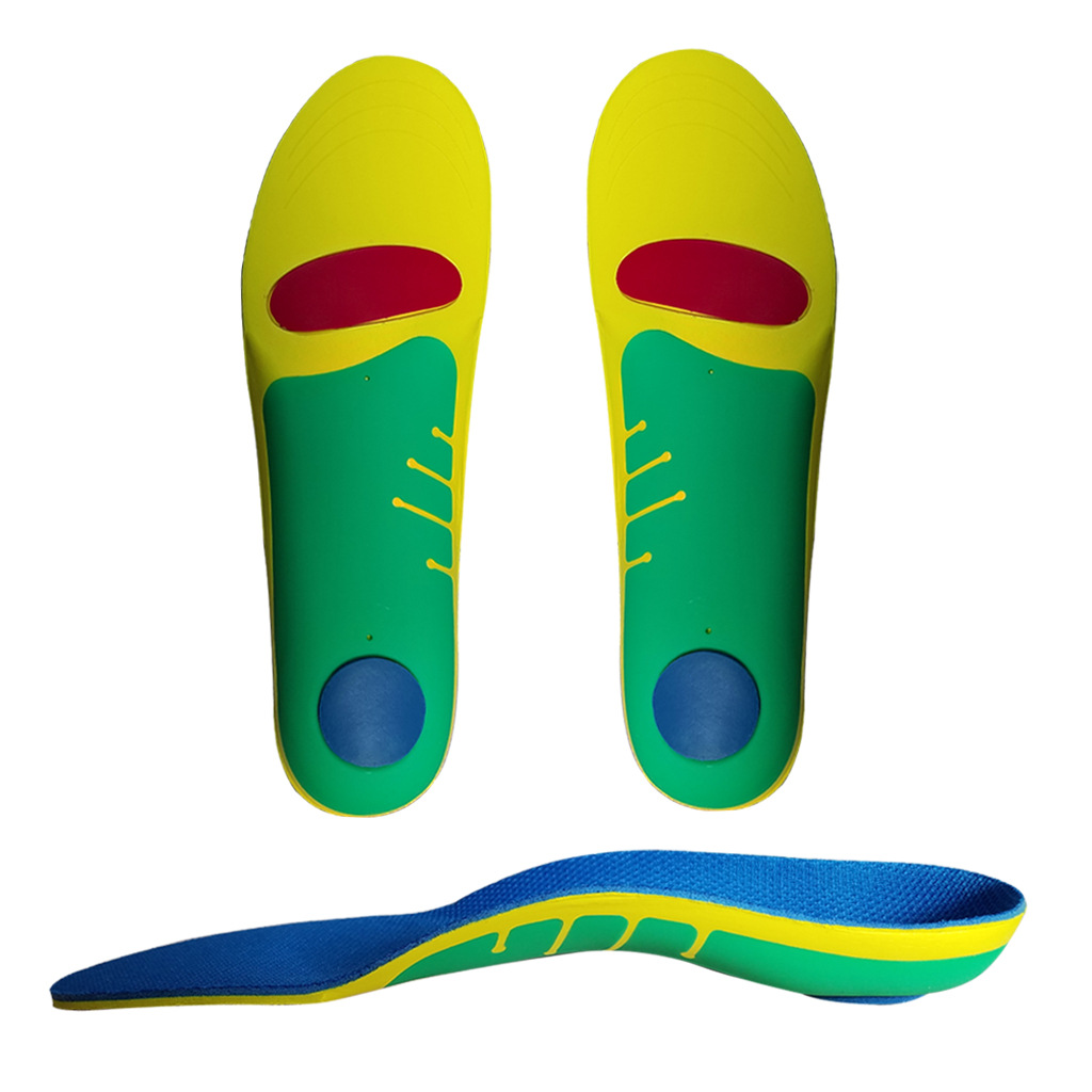 Eva Orthopedic Insoles Flat Foot Arch Support Anti-skid Breatbale Sweat Shock-absorbing Sports Shoes Insoles Inserts Cushion Pad