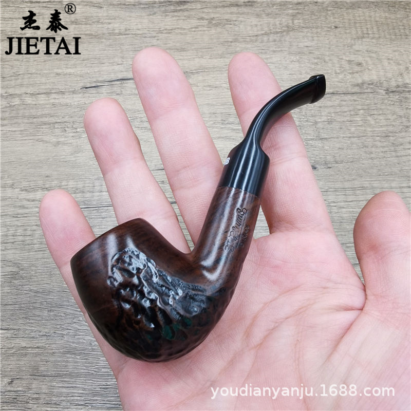 Smoking Pipes Mini Ebony Pipe Filter Portable Men's Solid Wood Small Pipe Handmade