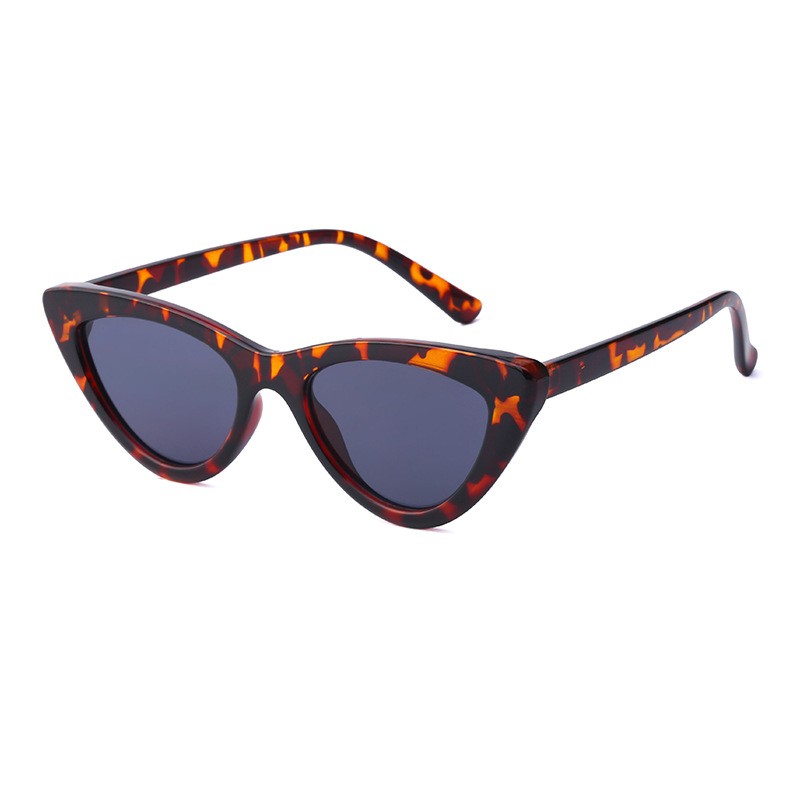 2023 motif léopard sauvage populaire nouveau style PC matériau léger cadre de couleur mélangée apparence œil de chat lunettes de soleil de luxe pour femmes mode et style de vie style assorti