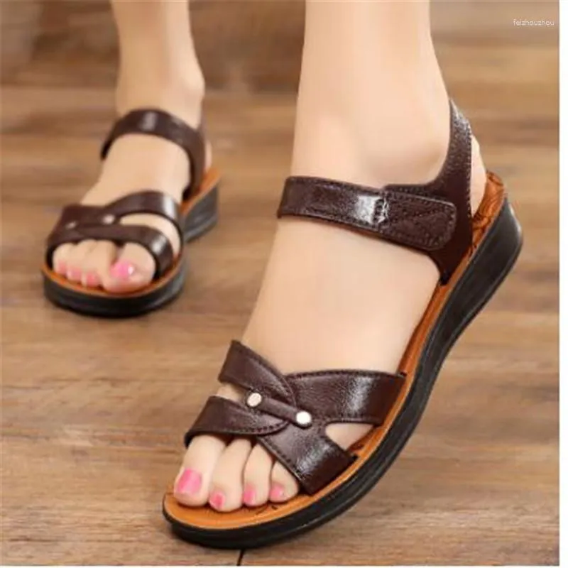 Sandals Women Wedges Peep Toe Beach Outdoor Comfortable Casual Strap Gladiator Party Work Office Ladies Shoes