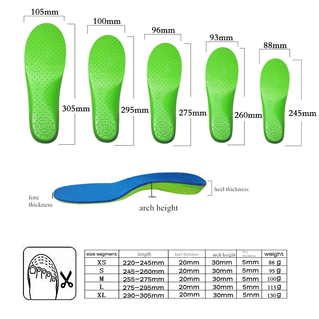 Pieds plats soutien de la voûte plantaire semelles orthopédiques pour chaussures hommes femmes pied Varus Varus X-O Type jambe semelles correctrices inserts de coussinets de chaussures