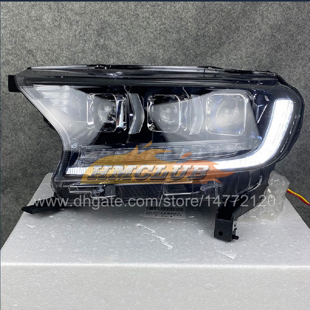 Volledige LED-koplamp voor Ford Raptor Ranger 2016-2020 16 17 18 19 20 2016 2017 2018 2019 2020 Hoofdlamp met LED DRL en bewegende richtingaanwijzer LED LowHigh Beams Auto-accessoires