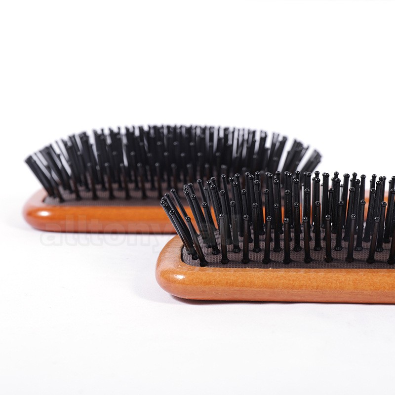 Top quality AVDA Wooden Large Paddle Brush Brosse Club Massage Hair Brush Comb Prevents hair loss Hair Sac Massager