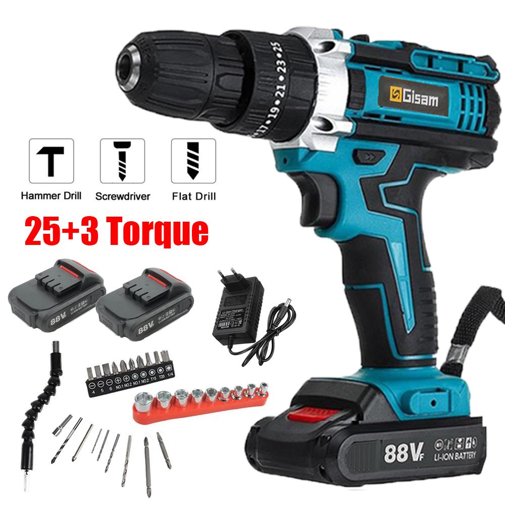 Boormachine Mini Handheld Electric Drill Driver Driverコードレスドリル充電式バッテリードリル電気ドライバー電動電動用具