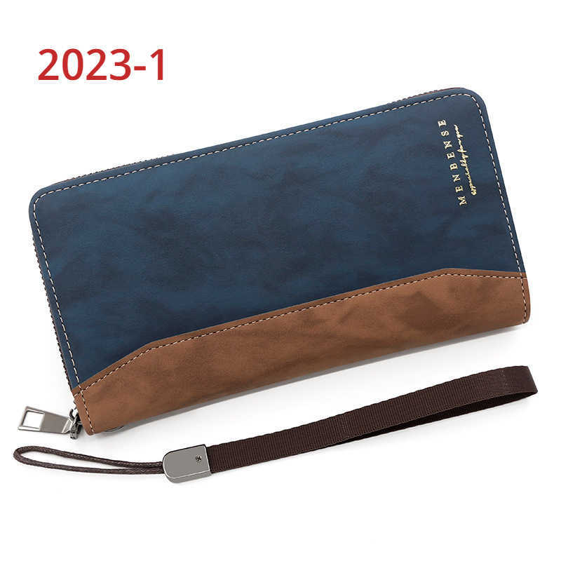 Lyxvarumärke Mini Designer Wallet Men's Medium Long dragkedja Splicing Chain Bag stor kapacitet Handväska Mobiltelefon Byte Kort Läderplånböcker Kvinnor Kvinnor