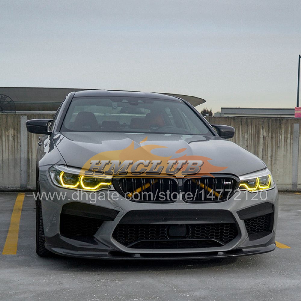 Applicable Fo BMW 5 Series G30 520 525 530 535 CSL DRL M5 Yellow Golden Color Eye Lamps G31 F90 Daylight Lemon Yellow Daytime Running Light Lemon Yellow Car Lights Lamp