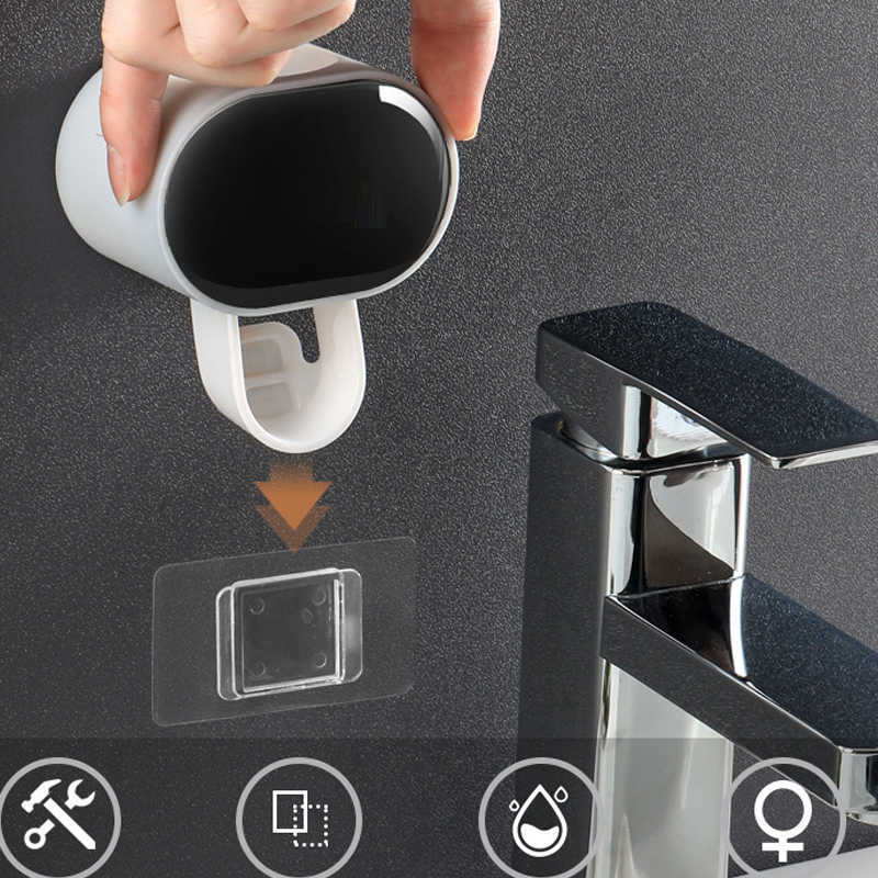 2024 Automatische Tandpasta Dispenser Wall Mount Huishoudelijke Waterdichte Luie Tandpasta Knijper Voor Badkamer Decoratie Accessoires