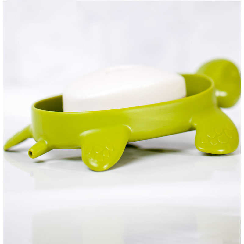 New Turtles Shape Soap Box Drain Soap Holder Box Bathroom Shower Soap Holder Sponge Storage Plate Tray Bathroom Supplies Gadge