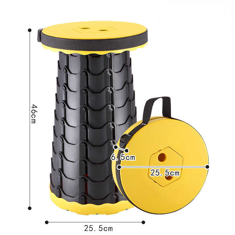 Mobilier de camping Chaises rétractables d'extérieur Tabouret portable Lounge Chaise pliante Tabouret de camping Pliable Pratique Chaise pliante de pêche en plein airHKD230625