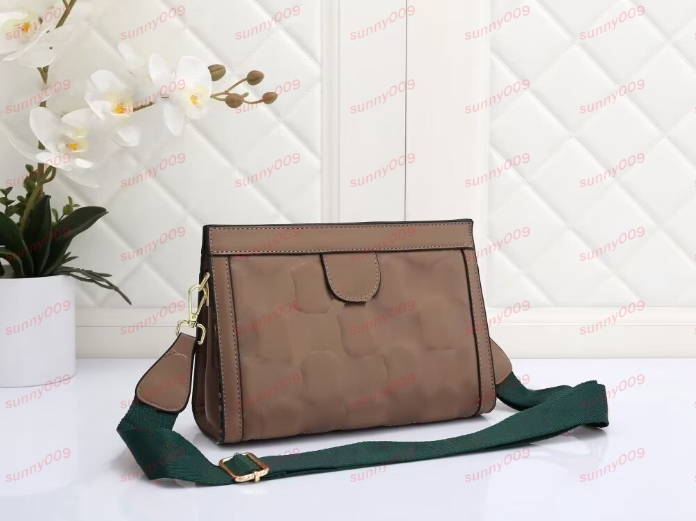 Bolso de hombro con cuerpo cruzado bordado, bolsas de dinero de mensajero, correa de rayas elástica de diseñador, paquete de letras de lujo, carteras de mano