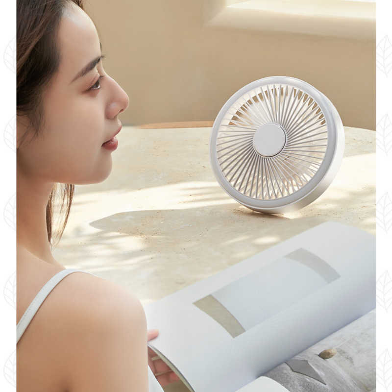 Nuovo piccolo ventilatore da soffitto telecomandato con luce grande vento silenzioso portatile zanzariera campeggio esterno mini ventilatore ricaricabile