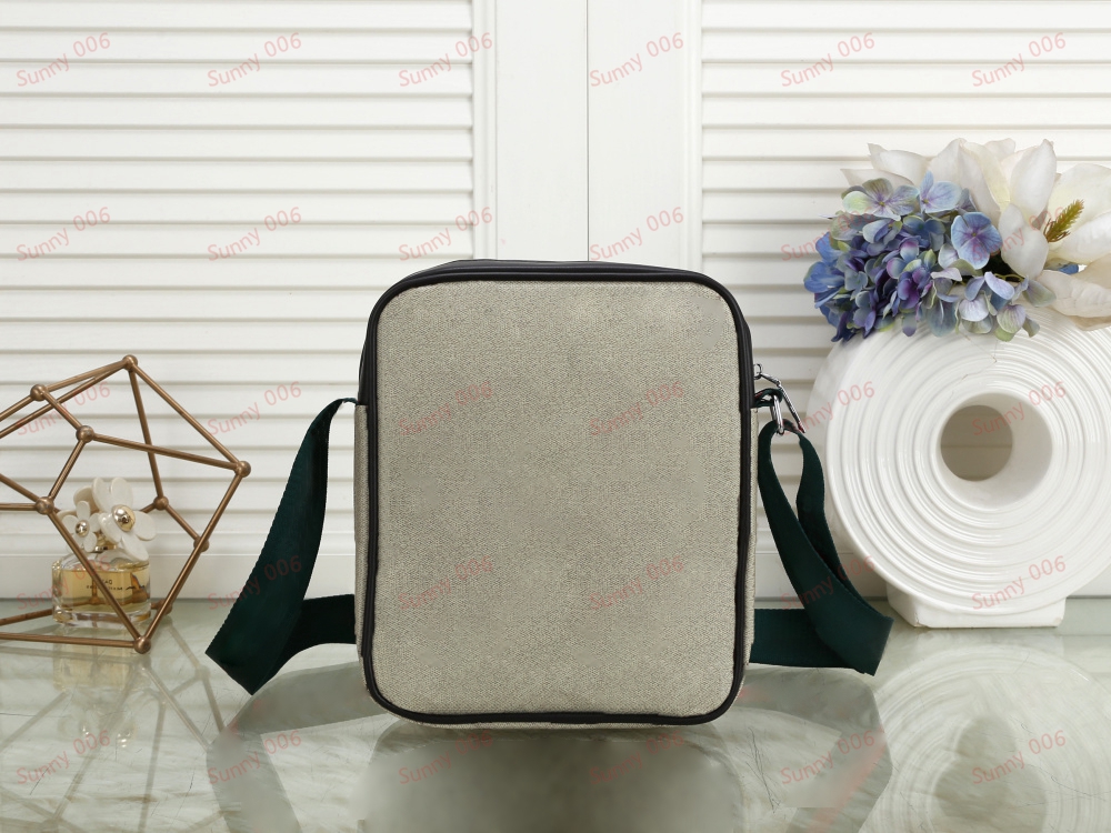 Two Styles Of Shoulder Bags Designer Zipper Front Pocket Notebook Computer Bag Men's Bag Luxury Striped Strap Backpack