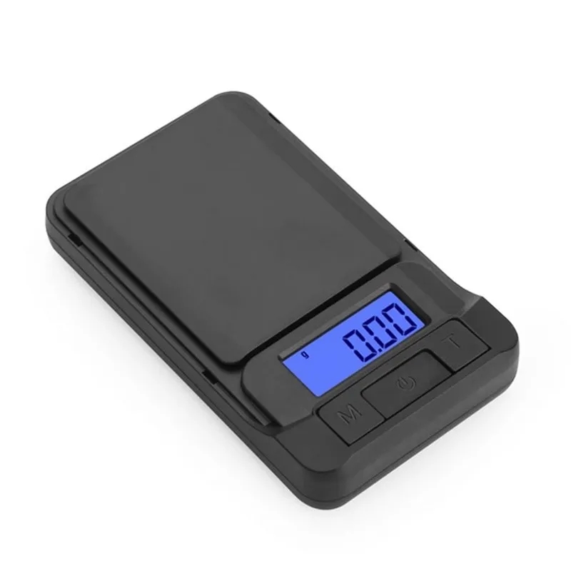 Mini balance de poche numérique électronique de haute précision balances de poids de cuisine affichage LCD 100g 200g 300g 500g/0.01g 500g/0.1g pour balance Portable bijoux/nourriture