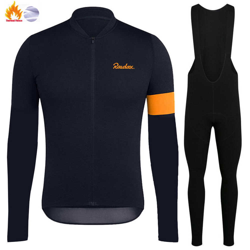 Abbigliamento da ciclismo Set Giacca invernale Uomo Abbigliamento da ciclismo 2023 Raudax Abbigliamento da ciclismo invernale Pantaloni da ciclismo MTB Set Ropa Ciclismo Triathlon Kit da ciclismoHKD230625