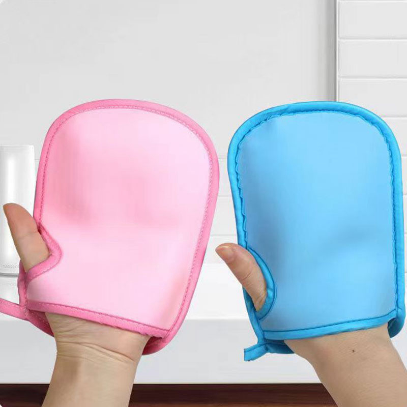 Bath Gloves Sponge Soft Exfoliating Sponge Mitt Body Scrubber Shower Cleaning Towel W0050