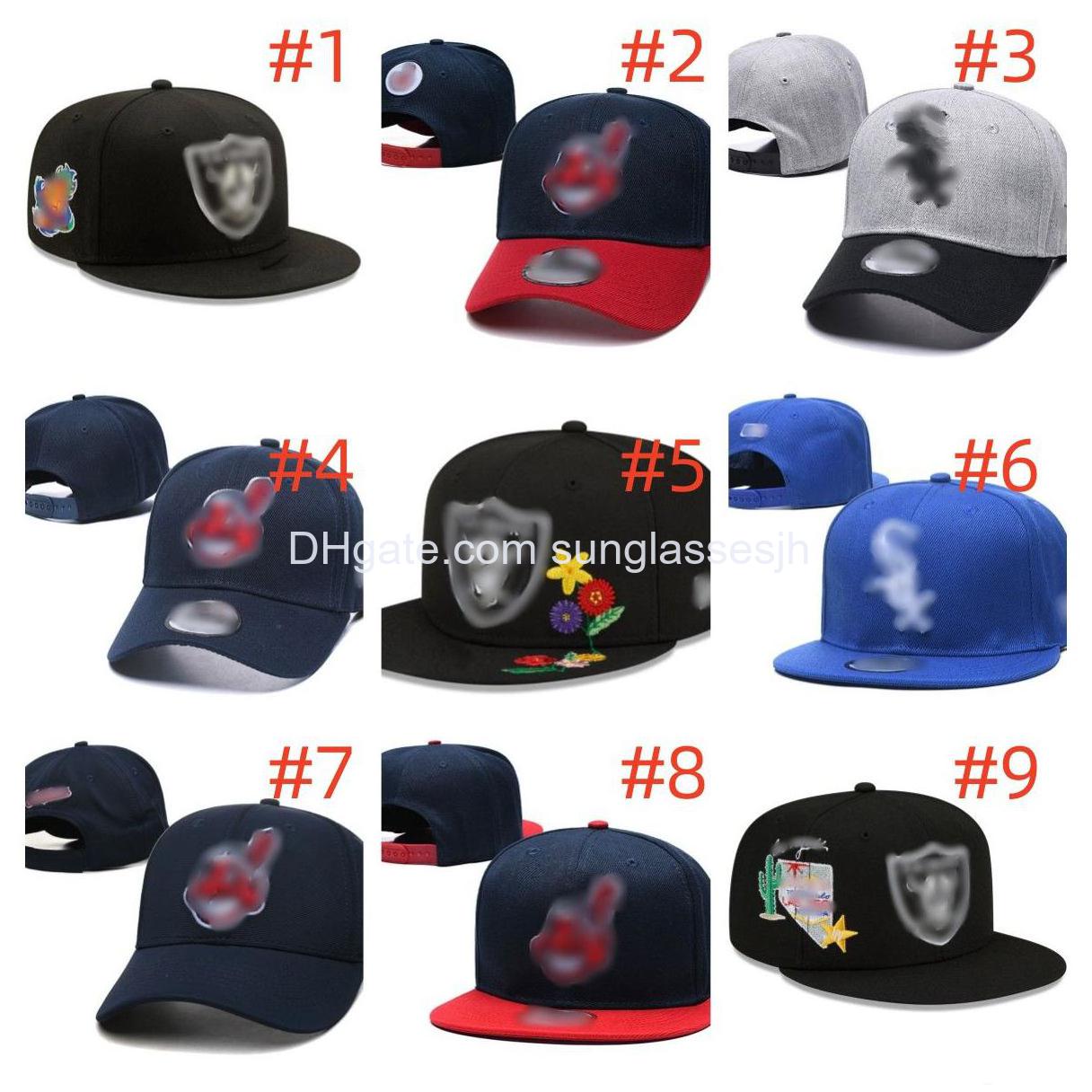Ball Caps All Teams Basketball Snapback Baseball Snapbacks Unisex Designer Hat Cotton Embroidery Football Hats Hip Hop Sports