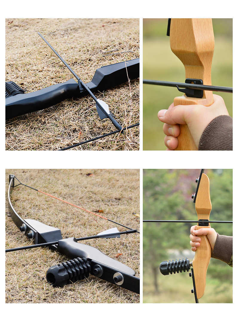 Bow Arrow 30/40 lb Straight Bow 51 tums ungdomsbågskytte Jakt Skytte Bow och Arrow Outdoor Training Hunt Accessories HKD230626