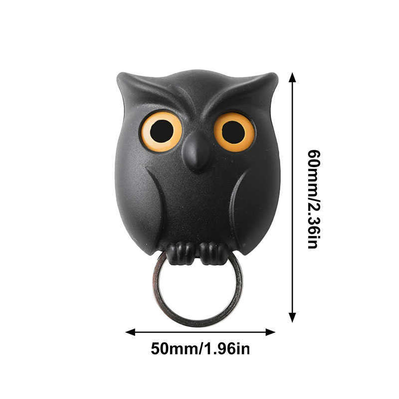 2024 Owl Shape Wall Hook Key Holder Wall Sticker Keep Keychains Key Hanger Hooks Wall Hanging Hook For Kitchen Home Adhesive