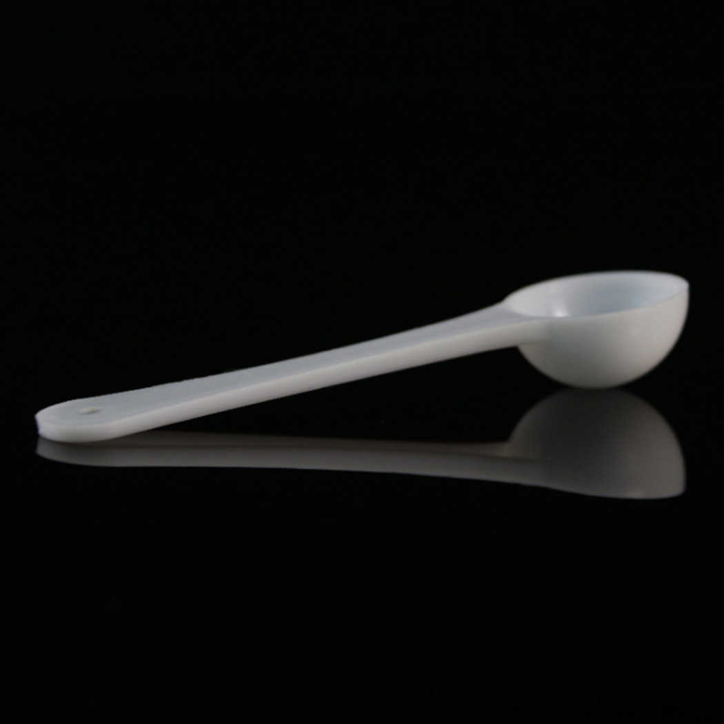 1g Branco Plástico M EasuringSpoon Gram Grama Remédio para Alimentos em Pó 1g Branco Plástico M EasuringSpoon