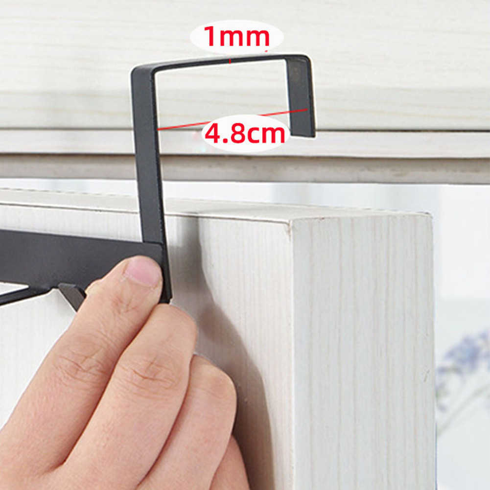 5 haken achter de deurhanger kleding handdoeke jas hoed metalen haak rek deur haken huis badkamer keuken organisator plank