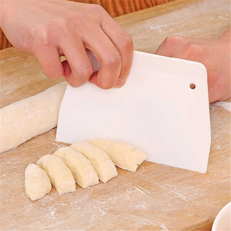 Neue Teig Schaber Kuchen Creme Spachtel Messer Cutter Butter Teig Schaber Dekorieren Plain Glatte Spatel Küche Backen Gebäck Werkzeuge