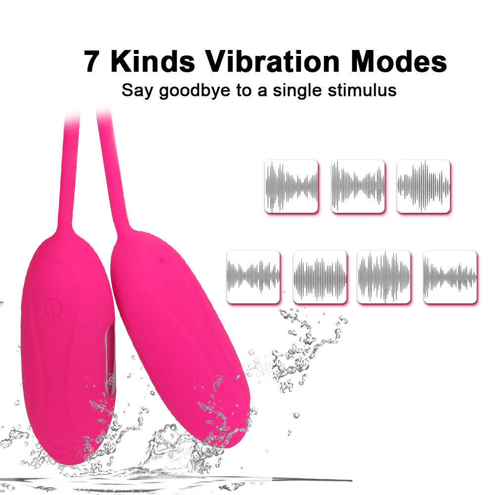 Vibratorer 2 i 1 dubbel vibrator för kvinnor vaginal bollmassager anal klitoris stimulator vibrerande ägg kvinnliga sex vuxna leksaker par 230626