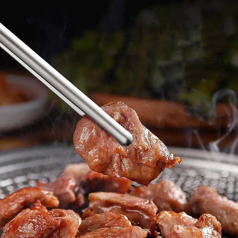 2024 Clips de barbecue en acier inoxydable Cuisine Pain Cuisson Pince BBQ Alimentaire Steak Pinces Pique-nique Barbecue Cuisson Clip Pince À Épiler Gadgets